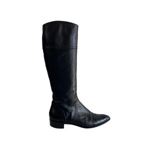 Italian Leather Tall Boots (Size 40.5)
